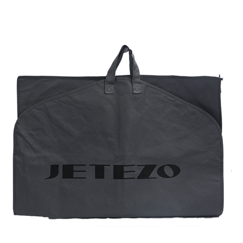 灰色無紡布品質(zhì)西裝收納袋訂制