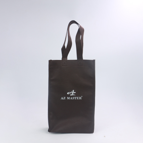 褐色無(wú)紡布手提廣告宣傳袋定制