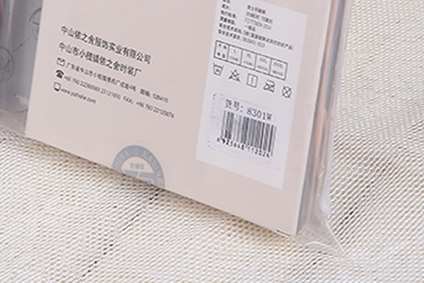 透明PE內(nèi)衣收納拉鏈袋