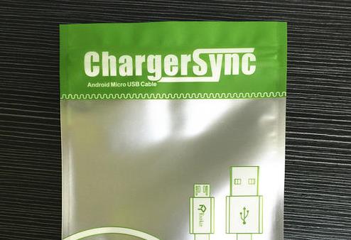 綠色數(shù)據線充電線包裝袋
